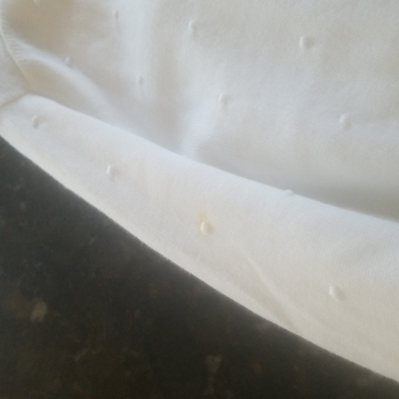 Beautiful 2 pieces white sweater set   Talbot. - Picture 6 of 6